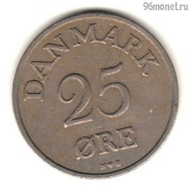 Дания 25 эре 1954 C-S