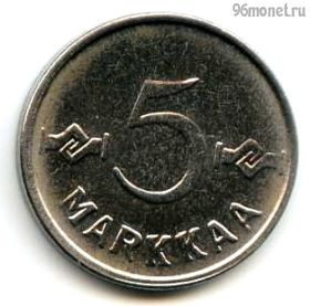 Финляндия 5 марок 1954