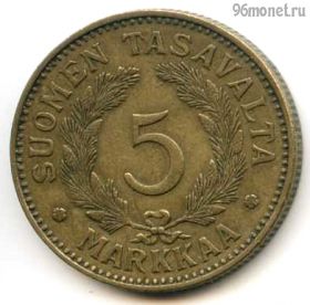 Финляндия 5 марок 1931 S