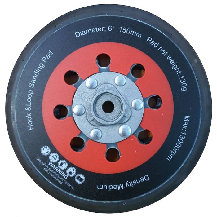 Teskom Подошва сменная с липучкой, 125мм. и 150мм. для орбитальной шлифовальной бесщеточной машинки