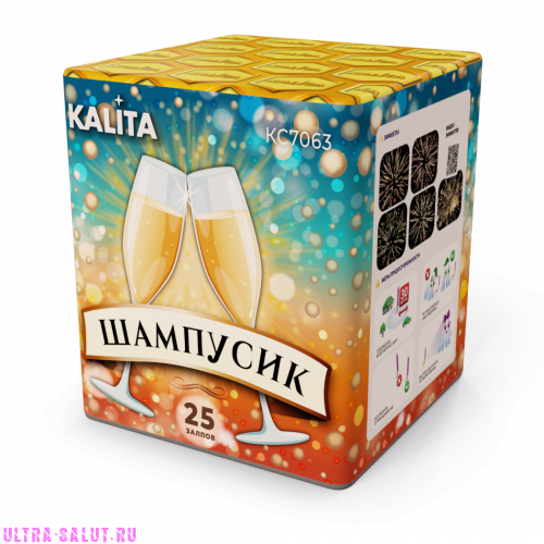 Фейерверк КС7063 Шампусик (0,8" х 25)