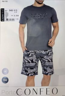 пижама мужская шорты в камуфляж С940-103