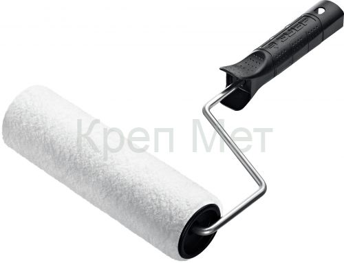 ЗУБР ОПТИМА-ВЕЛЮР, 40 х 180 мм, бюгель 6 мм, ворс 4 мм, полиэстер, для лаков и эмалей, малярный валик (03547-18)