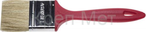 STAYER UNIVERSAL-EURO, 63 мм, 2.5″, светлая натуральная щетина, пластмассовая ручка, все виды ЛКМ, плоская кисть (0108-63)