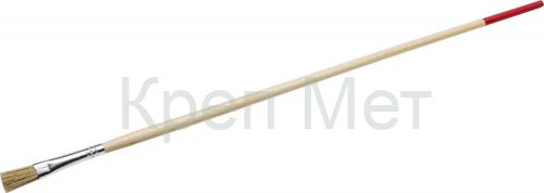 STAYER UNIVERSAL, 5 мм, светлая натуральная щетина, деревянная ручка, все виды ЛКМ, плоская тонкая кисть (0124-02)