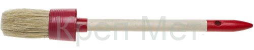 STAYER UNIVERSAL, 30 мм, пластмассовый корпус, светлая натуральная щетина, деревянная ручка, все виды ЛКМ, круглая кисть (0141-30)