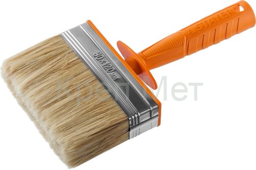 STAYER Universal MINI, 3 х 12 см, светлая натуральная щетина, пластмассовый корпус, все виды ЛКМ, макловица, Professional (0182-12)