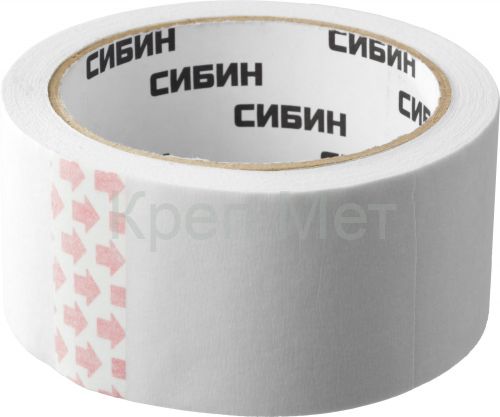 СИБИН 48 мм х 25 м, креповый, малярный скотч (12111-50)