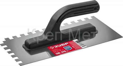 ЗУБР 130 х 270 мм, зуб 10 х 10 мм, штукатурная гладилка (08042-10)