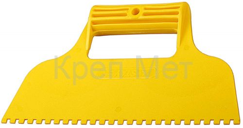 STAYER 230 мм, зубчатый 8 х 8 мм, пластмассовый, малярный шпатель (1022-8)