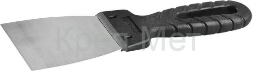 ЗУБР 80 мм, пластиковая ручка, стальной шпатель (10052-08)