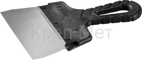 ЗУБР 150 мм, пластиковая ручка, нержавеющий фасадный шпатель (10077-15)