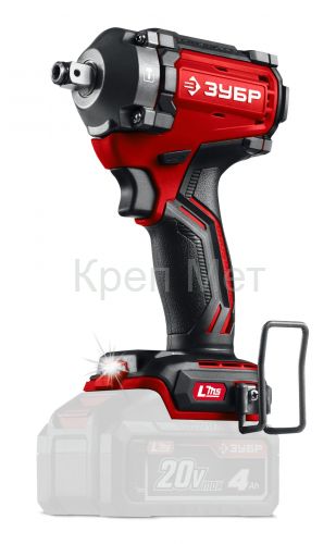 ЗУБР 20 В, 350 Н·м, без АКБ (LMS), бесщеточный ударный гайковерт (ГБУ-350)
