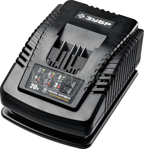 ЗУБР T7, 20 В, 6 А, зарядное устройство для Li-Ion АКБ, Профессионал (RT7-20-6)