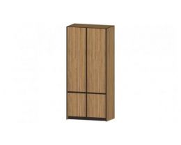 Бостон Шкаф ШК-01 (ш996*г560*в2200мм) Дуб вотан/венге
