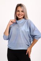 Блузка 32738 [голубой]