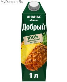 Добрый Ананас-Яблоко 1л/тп