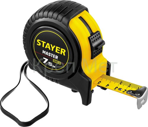 STAYER 7.5 м х 25 мм, рулетка (34025-07)