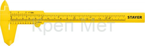 STAYER 150 мм, пластмассовый штангенциркуль (3440)