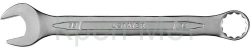 STAYER 32 мм, комбинированный гаечный ключ, Professional (27081-32)