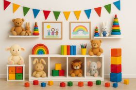 Фон стена "Kids wall №7"