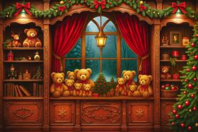 Фон стена "New year wall №37"