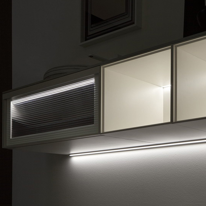 Модульный комплект подвесной Antonio Lupi Bemade с тумбами и базой под раковину ФОТО