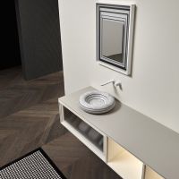 Модульный комплект подвесной Antonio Lupi Bemade с тумбами и базой под раковину схема 11