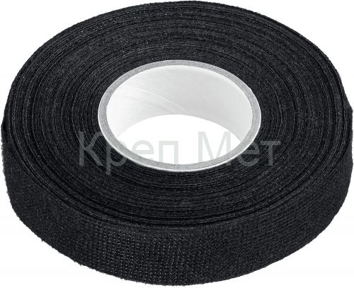 ЗУБР АВТО-ФЛИС, 19 мм х 15 м, черная, изолента на велюровой основе с ворсом, Профессионал (1239-2)