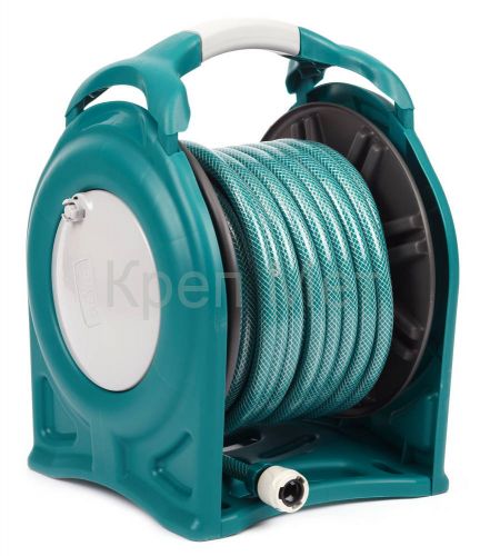 RACO корпус из высокопрочного пластика, шланг 25 м х 1/2″, поливочный набор 4 предмета, катушка со шлангом в комплекте (4260-55/590)