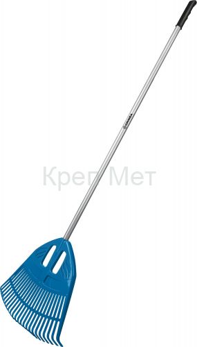 GRINDA PP-23 ALU, 500 х 50 х 1680 мм, 23 зубца, алюминиевый черенок, пластиковые, веерные грабли, PROLine (421811)