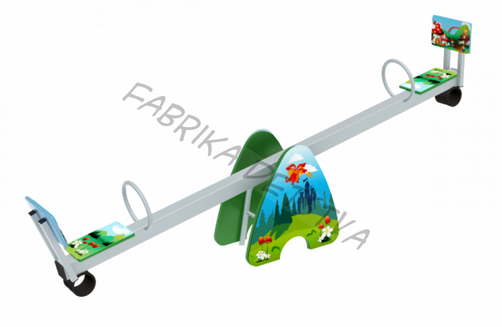 Качалка-балансир большой (Лесная сказка)  2830х455х850	ИО 03-116-УФ