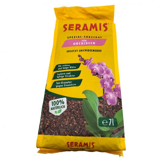 Гранулят SERAMIS для орхидей 7л