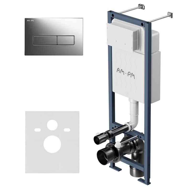 Инсталляция для подвесного унитаза с клавишей ErgoFit M AM.PM ErgoFit I012711.0351