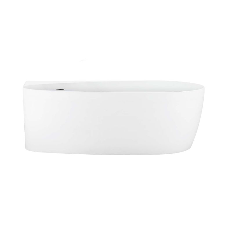 Ванна акриловая,отдельностоящая, AQUATEK в цвете белый глянцевый ПРИМА AQ-1115780