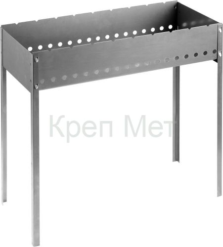 GRINDA Barbecue, 700 х 300 х 700 мм, сталь, 1.5 мм, в коробке, сборный мангал (427783)