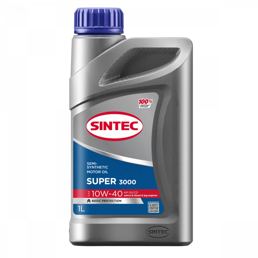 Sintec Super 3000 10W-40 SG/CD, 1л