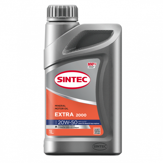 Sintec Extra 2000 20W-50 SJ/CF, 1л