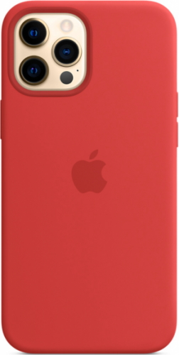 Чехол силиконовый для iPhone 12 Pro Max (Красный)