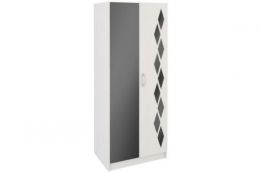 Диана Шкаф 2-х створчатый (ш402*г504*в2100мм) Анкор светлый