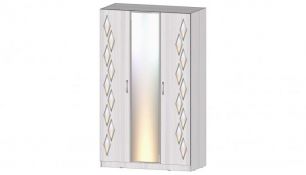 Диана Шкаф 3-х створчатый (ш1286*г613*в2130мм)  Анкор светлый