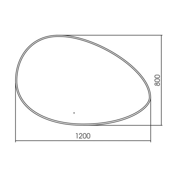 Зеркало ABBER Kontur AG6301SCL-1.2 с подсветкой, бесконтактный выключатель, диммер схема 2 Зеркало ABBER Kontur AG6301SCL-1.2 с подсветкой, бесконтактный выключатель, диммер схема 2