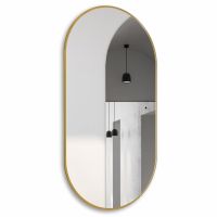 Зеркало ABBER Kontur AG6304SCG с подсветкой, бесконтактный выключатель, диммер, золото схема 1 Зеркало ABBER Kontur AG6304SCG с подсветкой, бесконтактный выключатель, диммер, золото схема 1