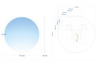 Зеркало ABBER Mond AG6202SL-0.77 с подсветкой, сенсорный выключатель, диммер схема 3