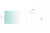 Зеркало ABBER See AG6107SL-1.0 с подсветкой, сенсорный выключатель, диммер схема 3