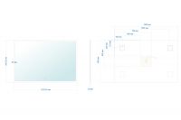 Зеркало ABBER See AG6107SXL-1.2 с подсветкой, сенсорный выключатель, диммер схема 3