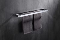 Полотенцедержатель двойной ABBER Westen AA1756 хром схема 3