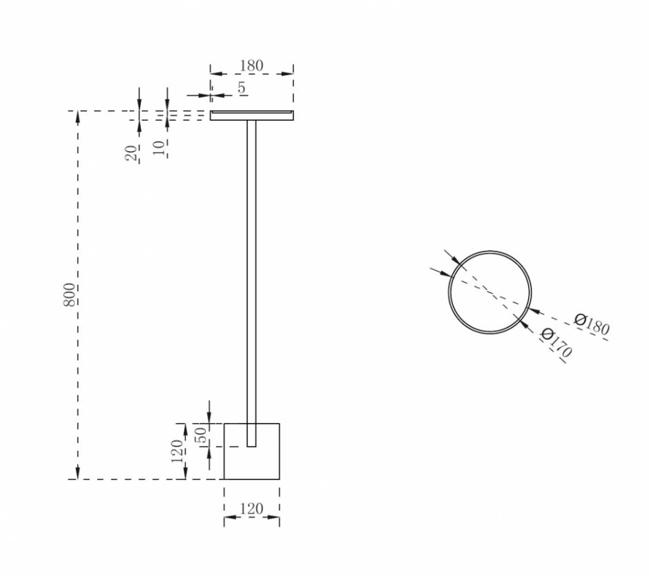 Стойка для ванной комнаты ABBER Stein AS1634 белая матовая ФОТО