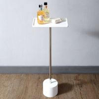 Стойка для ванной комнаты ABBER Stein AS1635 белая матовая схема 1