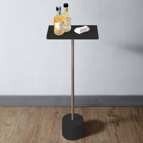 Изображение Стойка для ванной комнаты ABBER Stein AS1635MB черная матовая